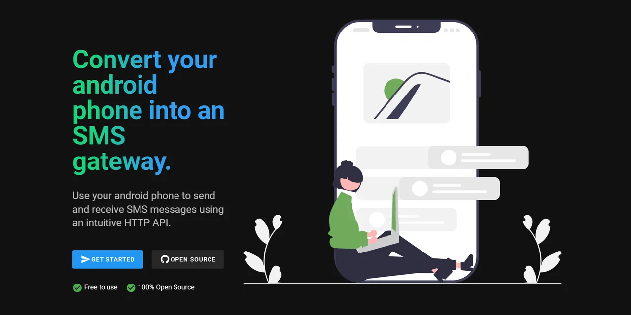 httpSMS Android SMS gateway product preview